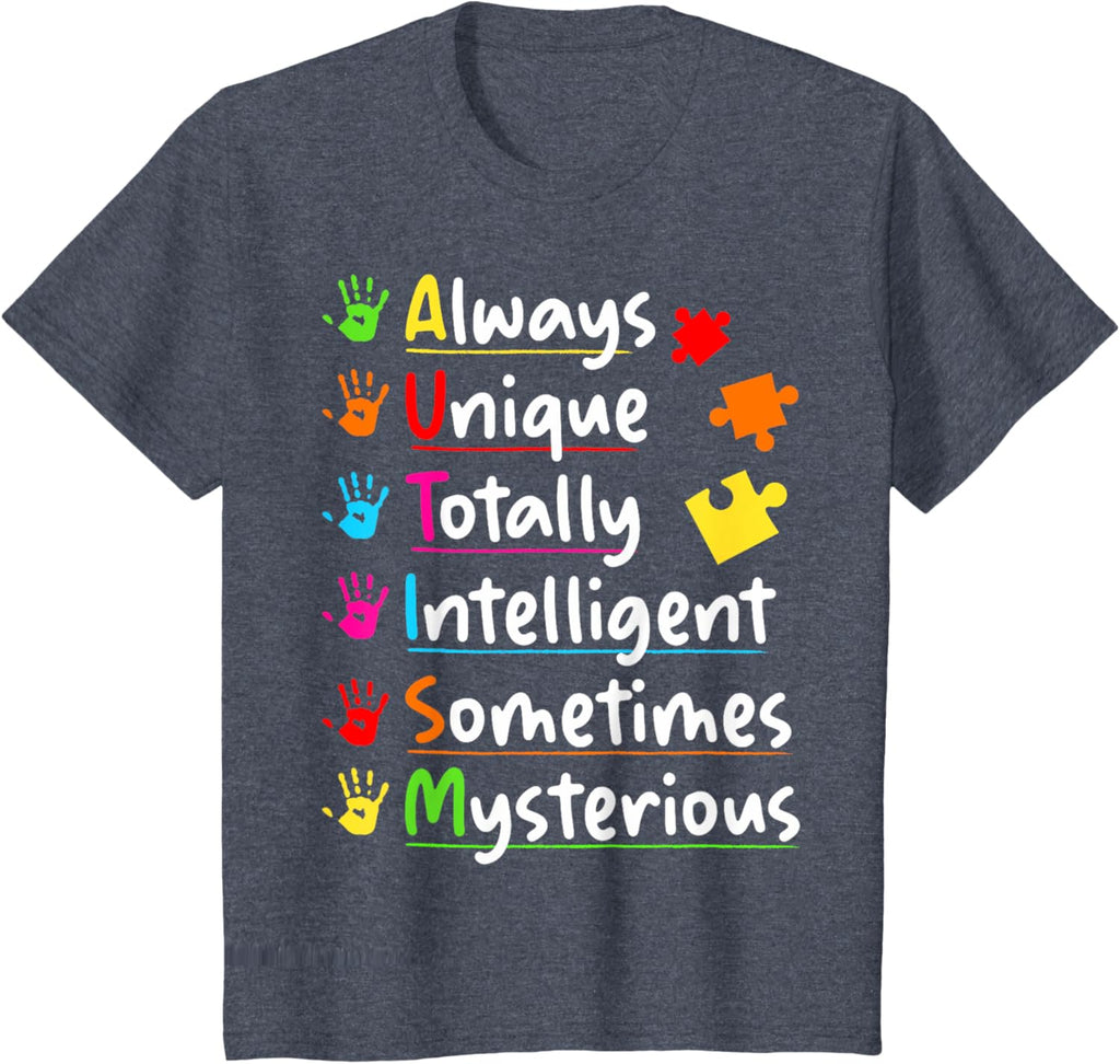 Always Unique Autism Awareness Totally Intelligent Kids