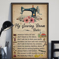 my sewing room rules